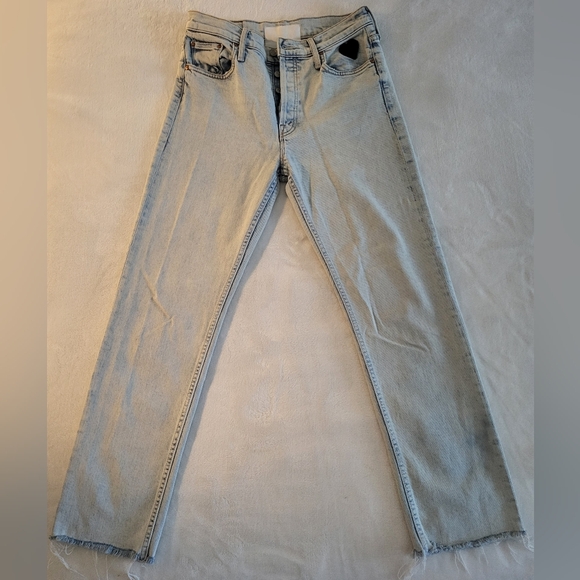 Mother Jeans Tomcat Ankle Fray Saved by the Bell 28 - Picture 1 of 6